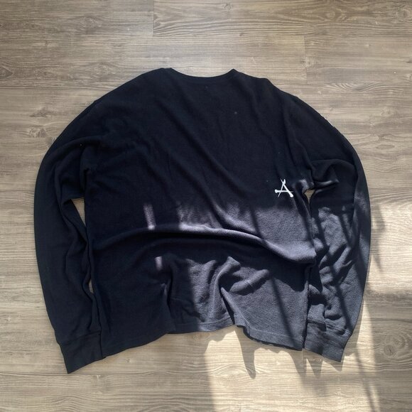 Affliction Skull Cross Graphic Black Thermal - Picture 3 of 4